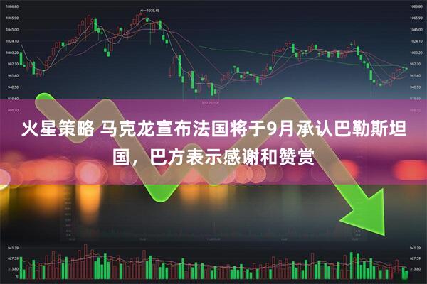 火星策略 马克龙宣布法国将于9月承认巴勒斯坦国，巴方表示感谢和赞赏
