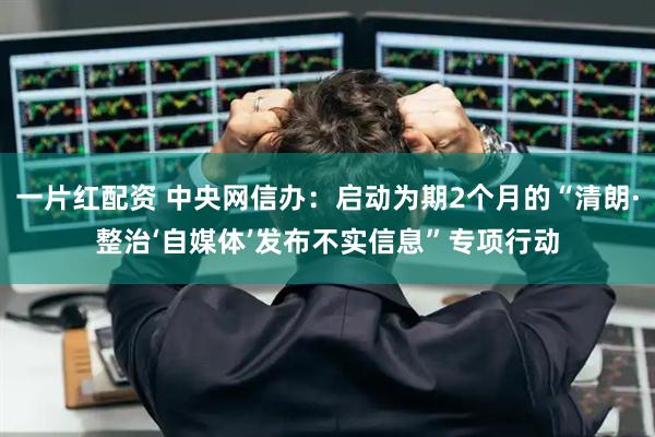 一片红配资 中央网信办：启动为期2个月的“清朗·整治‘自媒体’发布不实信息”专项行动