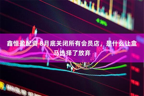 鑫恒盈配资 8月底关闭所有会员店，是什么让盒马选择了放弃