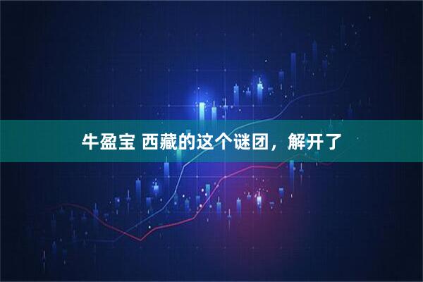牛盈宝 西藏的这个谜团，解开了