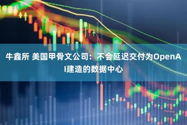 牛鑫所 美国甲骨文公司:不会延迟交付为OpenAI建造的数据中心